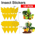 10X Dual Sided Sticky Trap Insect Killer Whitefly Thrip Fruit Fly Gnat - Butterfly 10PCS