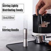 Stainless Steel Coffee Distributor Needle Espresso Stirring Tool Powder Tamper - Silver V528-STIRRINGTOOL-SILVER-849501