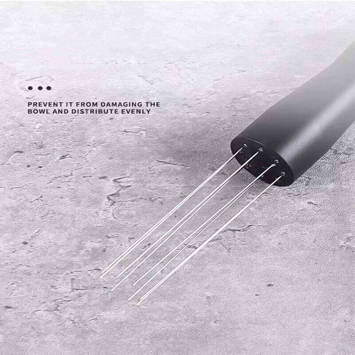 Stainless Steel Coffee Distributor Needle Espresso Stirring Tool Powder Tamper - Silver V528-STIRRINGTOOL-SILVER-849501