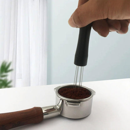 Stainless Steel Coffee Distributor Needle Espresso Stirring Tool Powder Tamper - Silver V528-STIRRINGTOOL-SILVER-849501