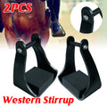 2pcs Plastic Stirrups Adjustable Horse Riding Equestrian Training Stable Riding V528-STIRRUP-880988