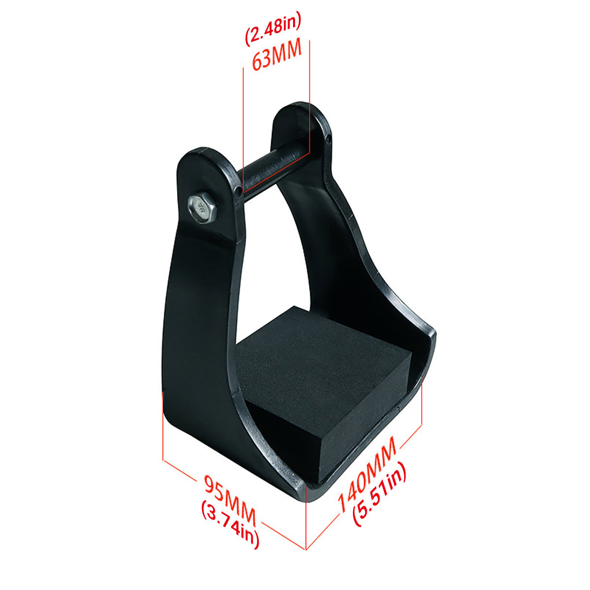 2pcs Plastic Stirrups Adjustable Horse Riding Equestrian Training Stable Riding V528-STIRRUP-880988