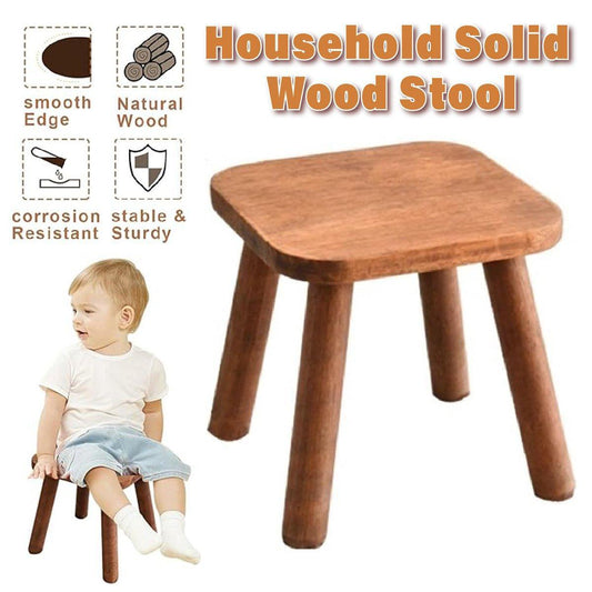 Wooden Short Stool Living Room Shoe Changing Stool Home Furniture Seat V528-STOOL-241561