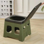 Outdoor Travel Toilet Portable Folding Stool Seat for Camping Hiking and Outdoor - Green V528-STOOL-GREEN-621117