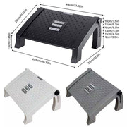 1PC Adjustable Office Foot Rest Pedal Stool Sofa Leg Support for Home or Desk Use - White V528-STOOL-WHITE-735384