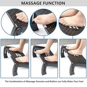 1PC Adjustable Office Foot Rest Pedal Stool Sofa Leg Support for Home or Desk Use - White V528-STOOL-WHITE-735384