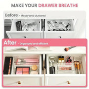 Transparent Plastic Drawer Organiser Set Multifunctional Desktop Storage Box - 13PCS V528-STORAGE-13PCS-363437