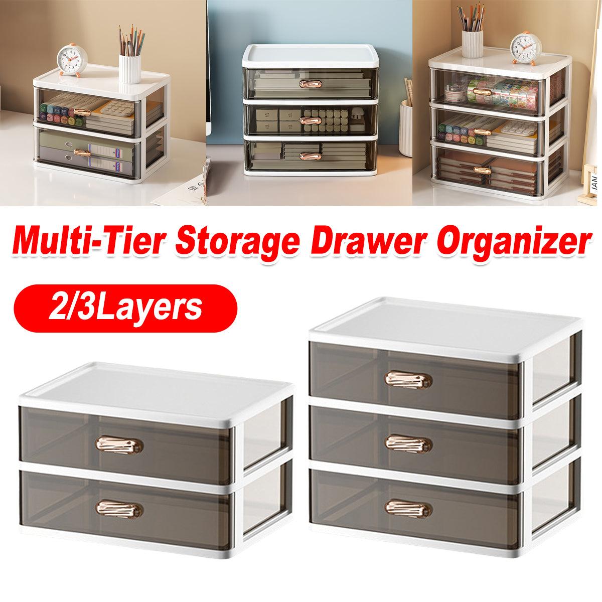 2/3 Tier Organizer Storage Shelf Multi Functional Cosmetic Bathroom Organizer Rack - Two-Layer V528-STORAGE-2-490303