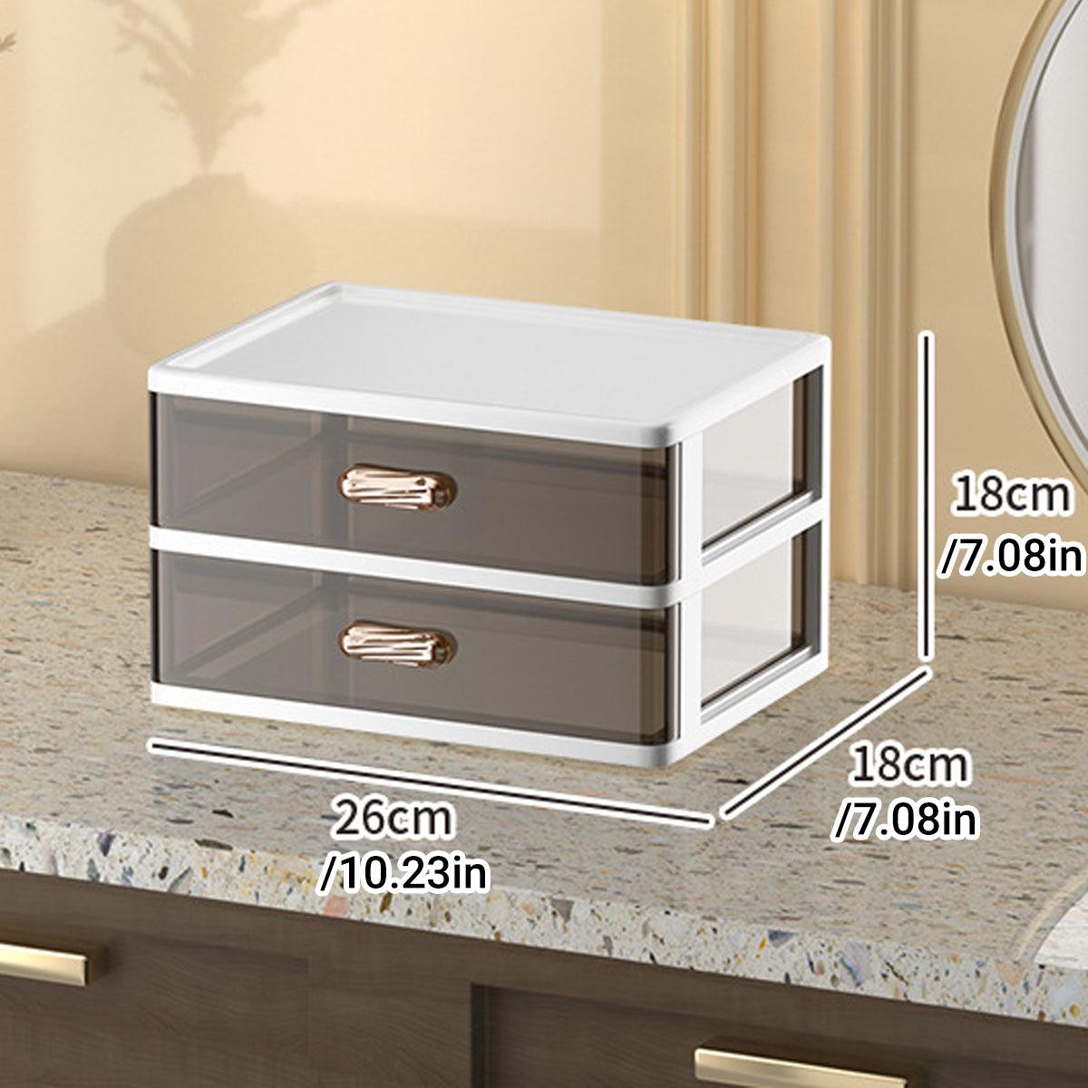 2/3 Tier Organizer Storage Shelf Multi Functional Cosmetic Bathroom Organizer Rack - Two-Layer V528-STORAGE-2-490303
