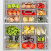 6pcs Transparent Fridge Organizer Storage Box for Kitchen and Food Organization V528-STORAGE-6PCS-689100