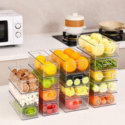 6pcs Transparent Fridge Organizer Storage Box for Kitchen and Food Organization V528-STORAGE-6PCS-689100