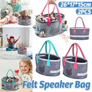 2pcs Doll Storage Organization Bag Felt Handbag Toy Organizer Storage V528-STORAGE-BAG-2PCS-244521
