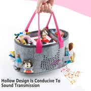 2pcs Doll Storage Organization Bag Felt Handbag Toy Organizer Storage V528-STORAGE-BAG-2PCS-244521