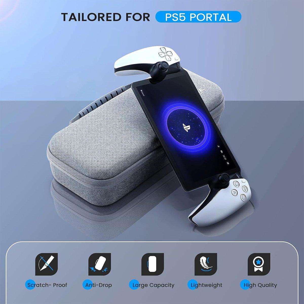 PS5 Portable Carrying Case Handheld Organiser Bag for Console and Accessories V528-STORAGE-BAG-3552-476012