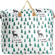 Multipurpose Quilt Storage Bags Waterproof Coated Fabric 4 Sizes Available - Pineapple 74*22*52cm V528-STORAGE-BAG-PINEAPPLE-85L-555692