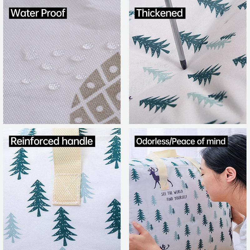 Multipurpose Quilt Storage Bags Waterproof Coated Fabric 4 Sizes Available - Tree 74*22*52cm V528-STORAGE-BAG-TREE-85L-540317