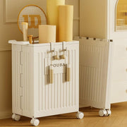 Fitness Storage Basket Organizer Tube with Wheeled Basket for Home Use and Gym V528-STORAGE-BASKET-BEIGE-514463