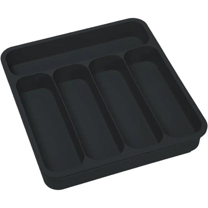 Expandable Cutlery Drawer Organizer Adjustable 6 Slot Kitchen Utensil Tray - Black V528-STORAGE-BLACK-957732