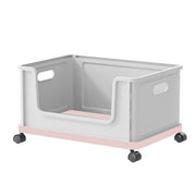 Under Desk Book Storage Box with Wheels Movable Classroom Student Organiser Rack - Blue V528-STORAGE-BLUE-744055