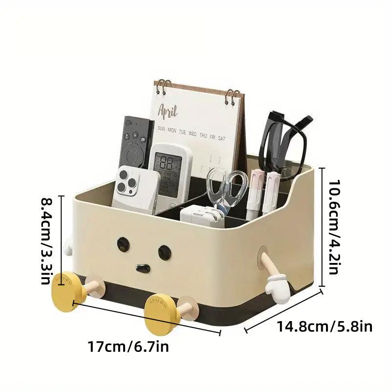 Desktop Organizer Storage Box Household Clutter Compartmentalized Container - Standing V528-STORAGE-BOX-565287