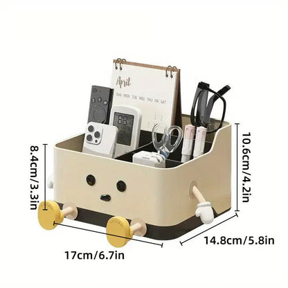 Desktop Organizer Storage Box Household Clutter Compartmentalized Container - Standing V528-STORAGE-BOX-565287