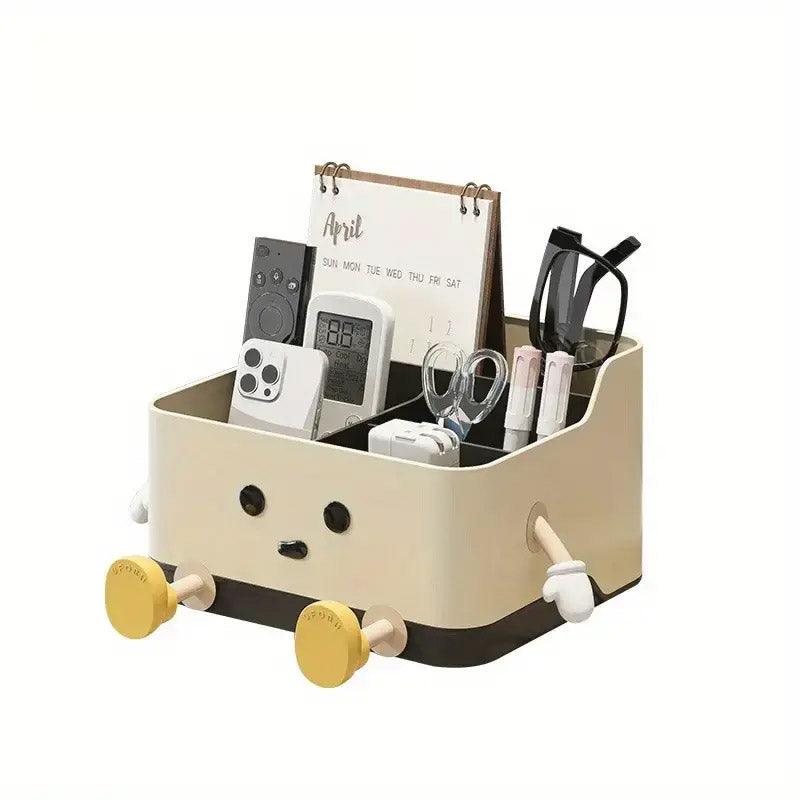 Desktop Organizer Storage Box Household Clutter Compartmentalized Container - Standing V528-STORAGE-BOX-565287