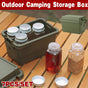 7pcs Portable Spice Bottle Set Travel BBQ Camping Storage Container Organizer V528-STORAGE-BOX-ARMY-GREEN-7PCS478541