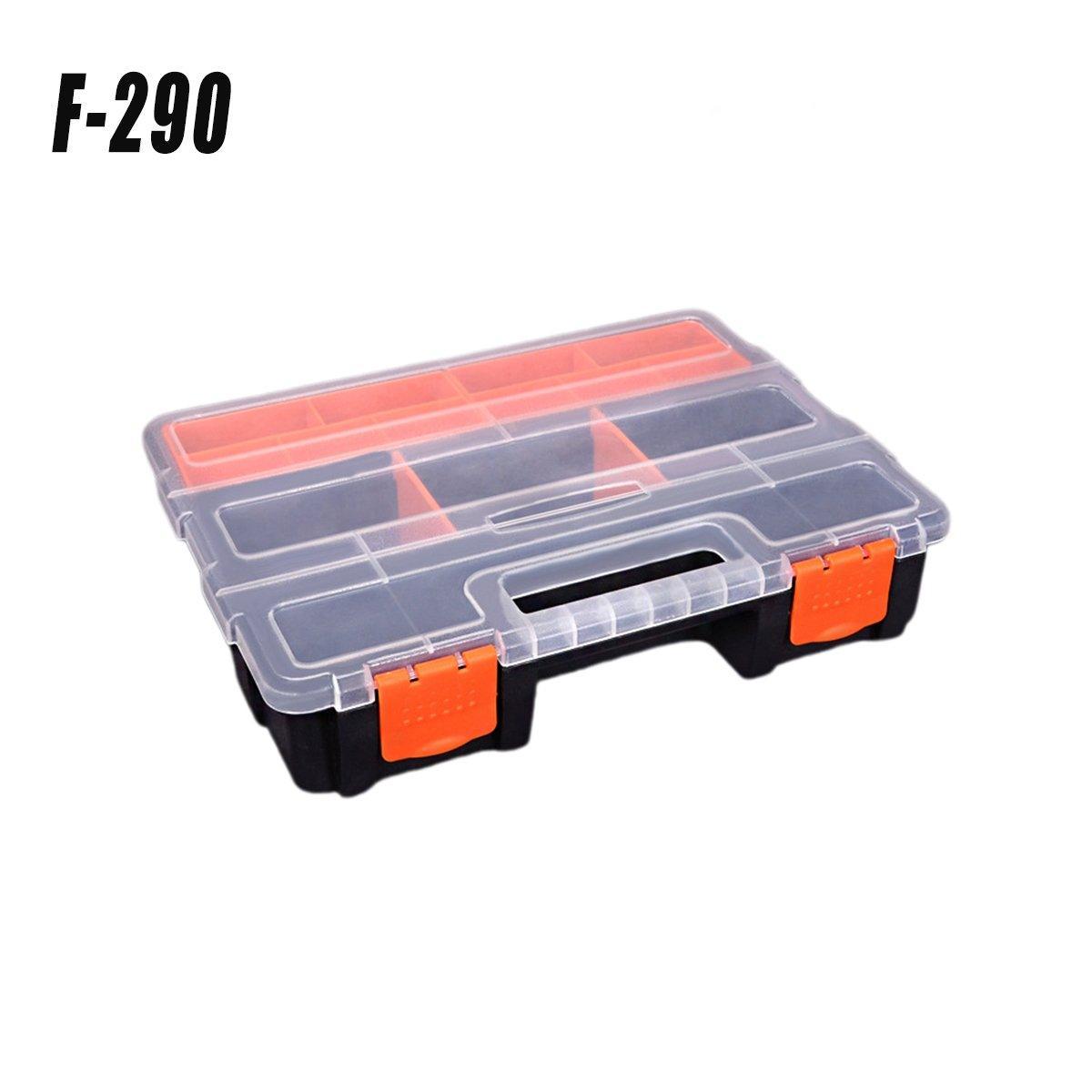 Clear Plastic Storage Box Multi Compartment Organizer for Small Parts Beads - BF-312 V528-STORAGE-BOX-BF-312-201721