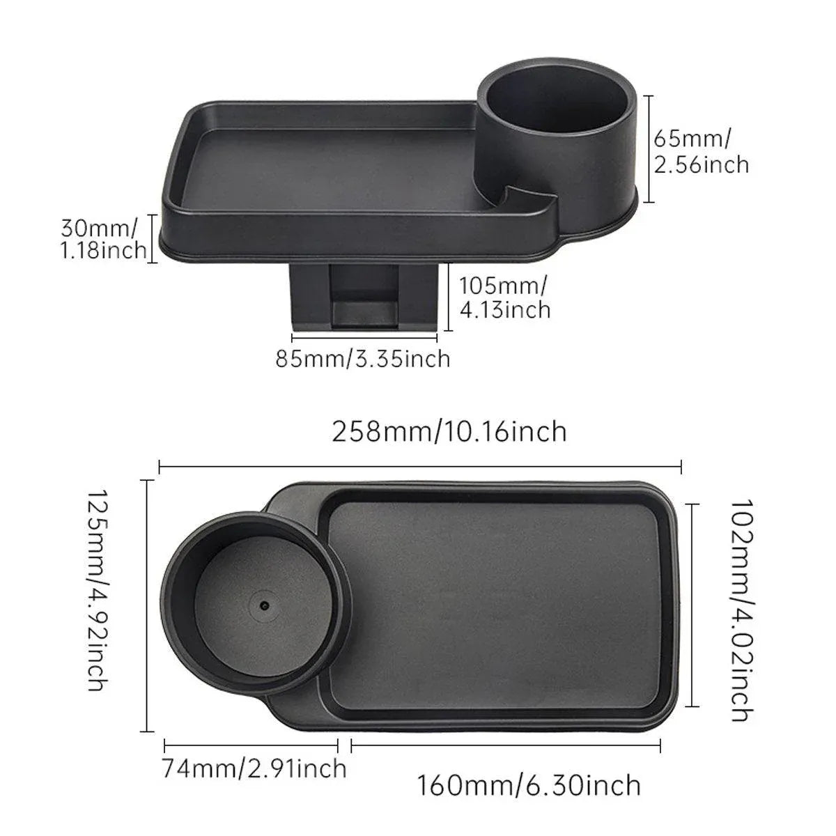 Car Storage Box Clip In Cup Holder Multifunctional Vehicle Seat Side Organizer V528-STORAGE-BOX-BLACK-774654