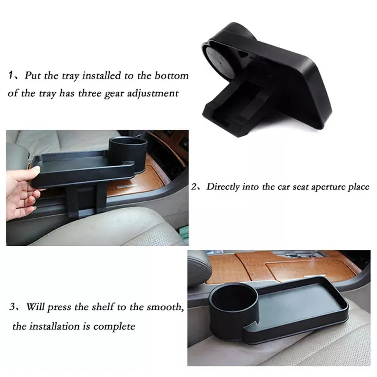 Car Storage Box Clip In Cup Holder Multifunctional Vehicle Seat Side Organizer V528-STORAGE-BOX-BLACK-774654
