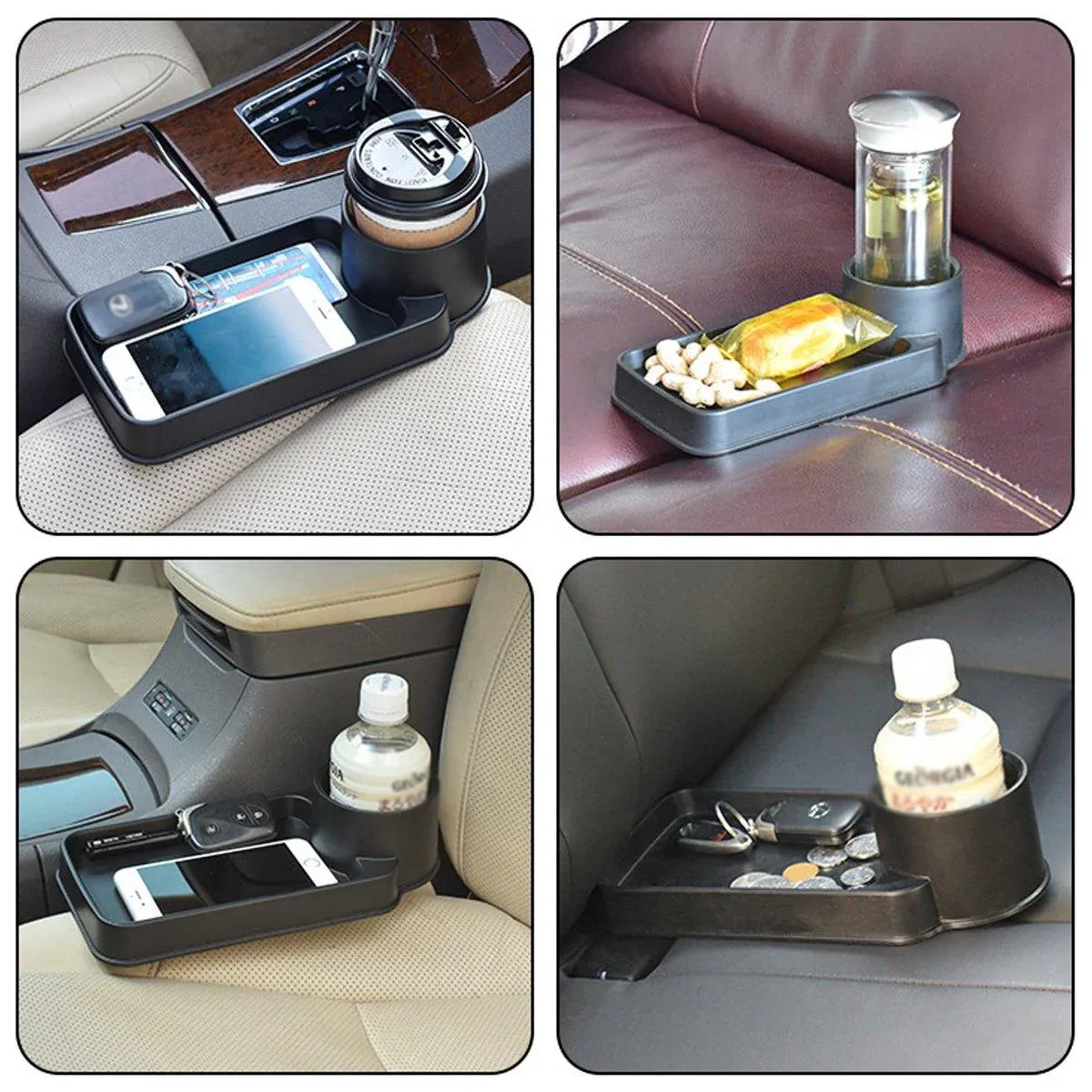 Car Storage Box Clip In Cup Holder Multifunctional Vehicle Seat Side Organizer V528-STORAGE-BOX-BLACK-774654