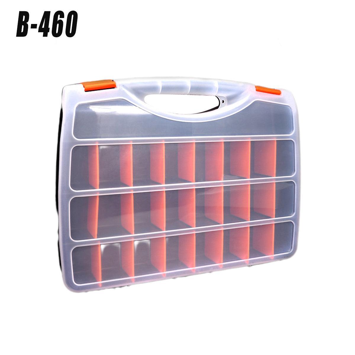 Clear Plastic Storage Box Multi Compartment Organizer for Small Parts Beads - F-156 V528-STORAGE-BOX-F-156-244186