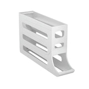 Automatic Scrolling Egg Holder 2/4-Tier Storage Box Container for Refrigerator - Grey (4-Tier) V528-STORAGE-BOX-GREY-511171