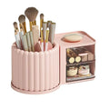 Rotating Cosmetic Pen Holder Dustproof Waterproof Storage Box Sanitary Organizer - Pink V528-STORAGE-BOX-PINK-957914