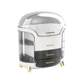 Large Capacity Cosmetic Storage Box Dustproof Organizer for Desktop Vanity Shelf - White V528-STORAGE-BOX-WHITE-690226