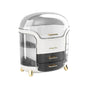 Large Capacity Cosmetic Storage Box Dustproof Organizer for Desktop Vanity Shelf - White V528-STORAGE-BOX-WHITE-690226