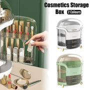 Large Capacity Cosmetic Storage Box Dustproof Organizer for Desktop Vanity Shelf - White V528-STORAGE-BOX-WHITE-690226