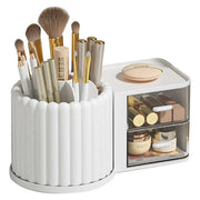 Rotating Cosmetic Pen Holder Dustproof Waterproof Storage Box Sanitary Organizer - White V528-STORAGE-BOX-WHITE-809103