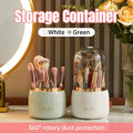 Luxury Cosmetic Brush Box Dustproof Makeup Storage Box for Lipstick Eyebrow Pen - Green V528-STORAGE-BUCKET-GREEN-197915