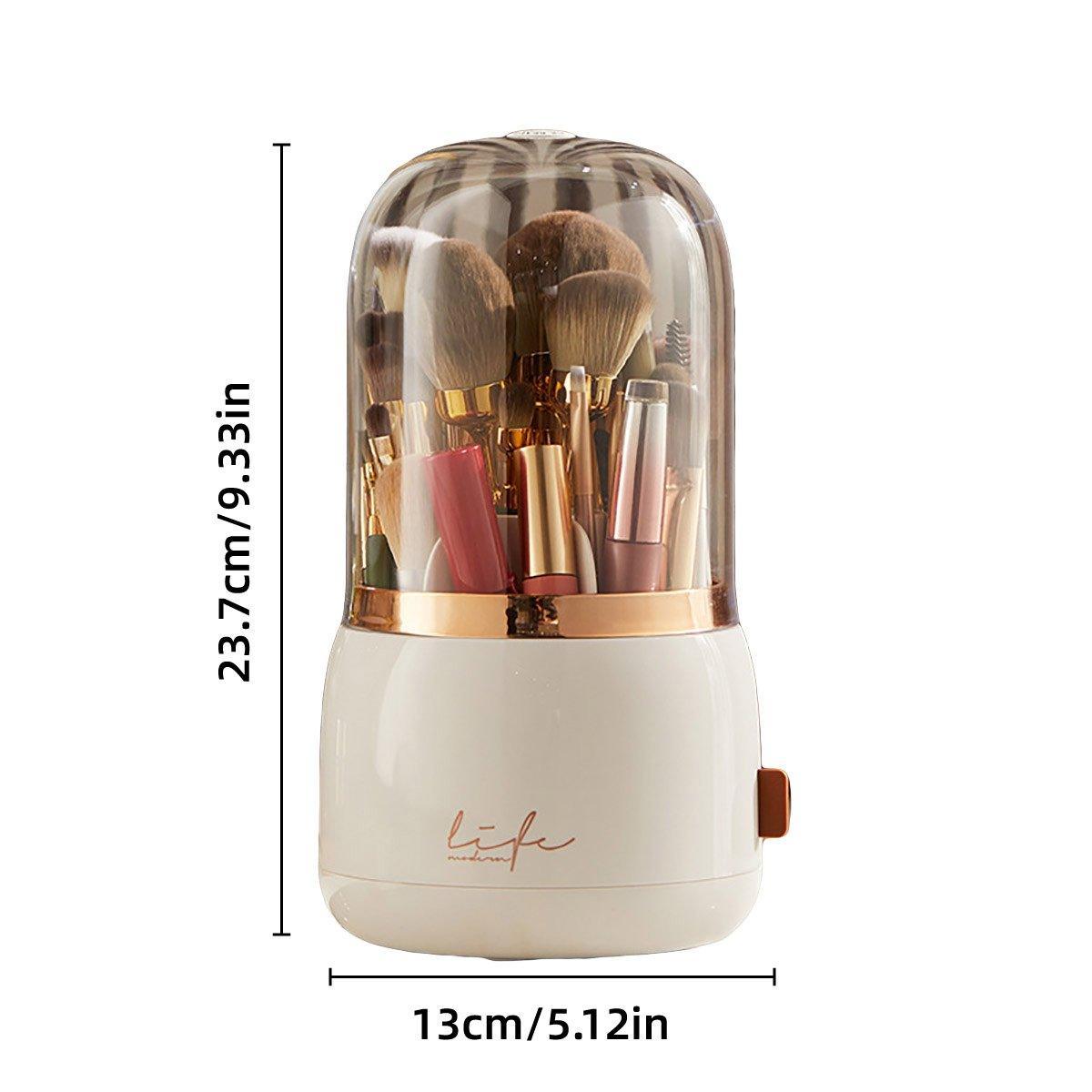 Luxury Cosmetic Brush Box Dustproof Makeup Storage Box for Lipstick Eyebrow Pen - Green V528-STORAGE-BUCKET-GREEN-197915