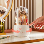 Luxury Cosmetic Brush Box Dustproof Makeup Storage Box for Lipstick Eyebrow Pen - Green V528-STORAGE-BUCKET-GREEN-197915