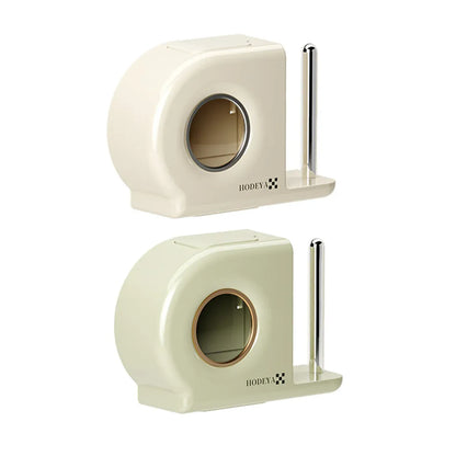 Wall Mounted Kitchen Storage Rack for Plastic Bags Rags Film Organizer Box Use - Green V528-STORAGE-GREEN-173193