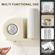 Wall Mounted Kitchen Storage Rack for Plastic Bags Rags Film Organizer Box Use - Green V528-STORAGE-GREEN-173193