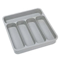 Expandable Cutlery Drawer Organizer Adjustable 6 Slot Kitchen Utensil Tray - Grey V528-STORAGE-GREY-438888
