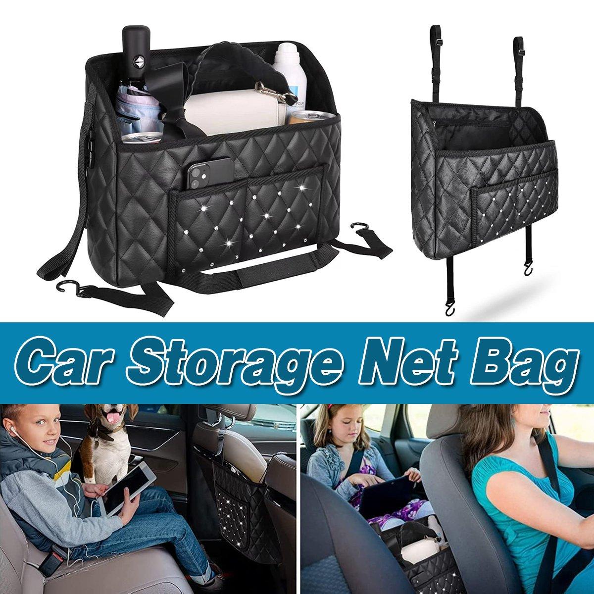 Car Hanging Storage Bag Organiser for Seat Back Front Storage Pocket Holder V528-STORAGE-NET-952504