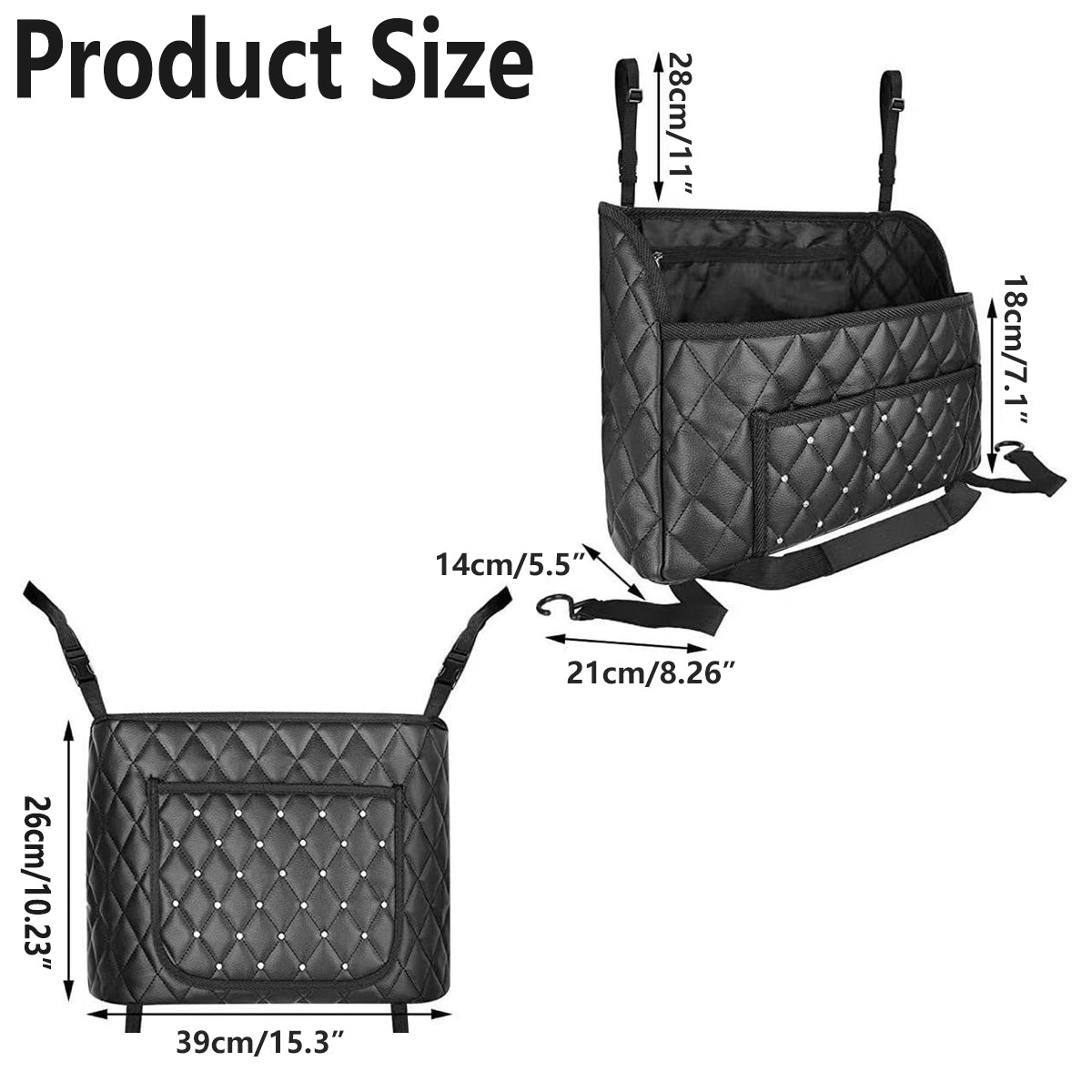 Car Hanging Storage Bag Organiser for Seat Back Front Storage Pocket Holder V528-STORAGE-NET-952504
