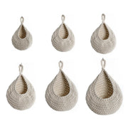 Cotton Rope Woven Storage Basket Wall Mount Fruit Vegetable Organizer Container - Max V528-STORAGE-NET-MAX-867487