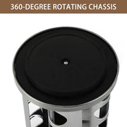 Stainless Steel Rotating Spice Rack Organizer Kitchen Seasoning Jar Holder Use V528-STORAGE-RACK-12-213304