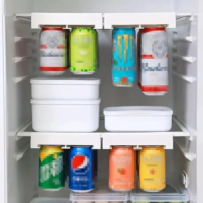 Refrigerator Hanging Drink Organizer Can Holder for Space Saving Kitchen Storage V528-STORAGE-RACK-571669
