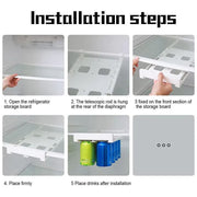 Refrigerator Hanging Drink Organizer Can Holder for Space Saving Kitchen Storage V528-STORAGE-RACK-571669